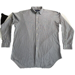 Polo Golf Ralph Lauren Button Shirt Lofting, Blue Check Medium Cotton sports